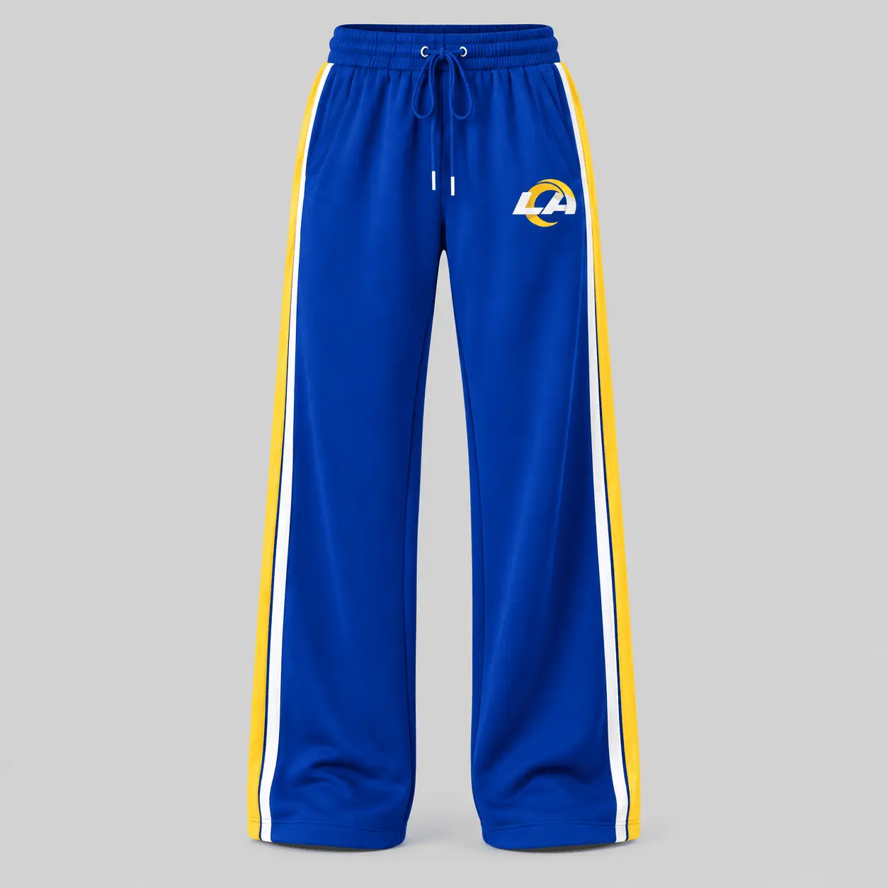 Los Angeles Rams | NFL Quarter Zip Wide Leg Pants Set - Image 3