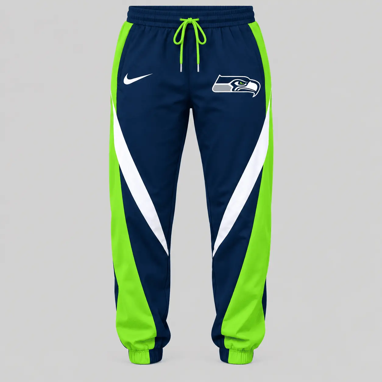 Seattle Seahawks | NFL Contrast Panel Track Jacket Jogger Set - Image 3