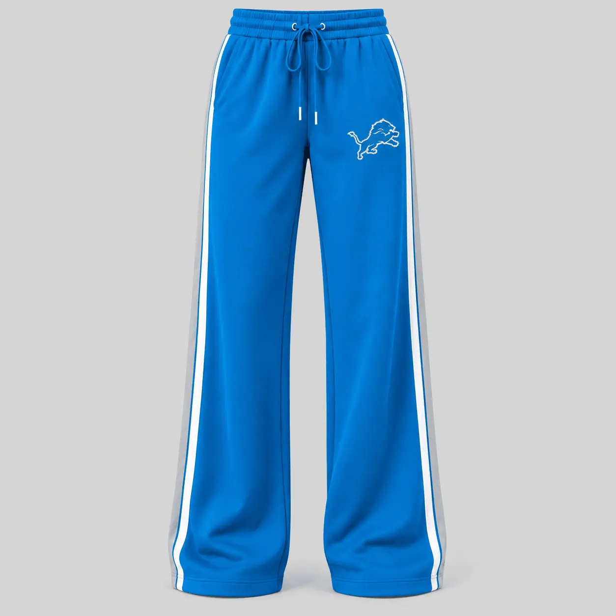 Detroit Lions | NFL Quarter Zip Wide Leg Pants Set - Image 3
