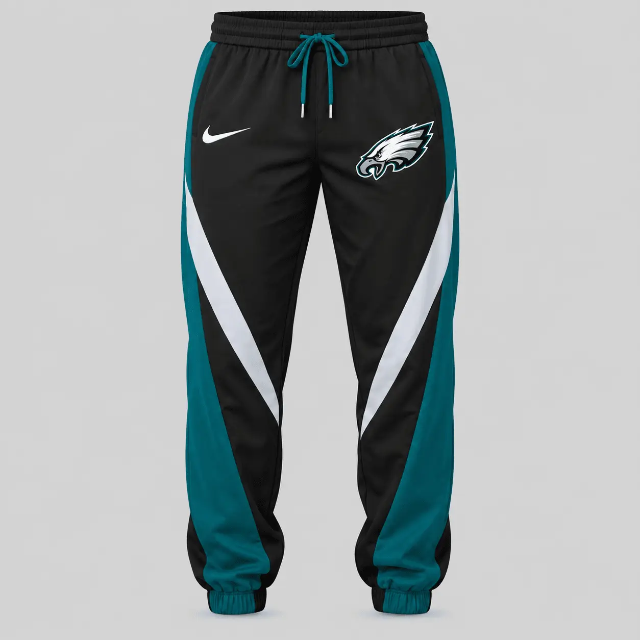 Philadelphia Eagles | NFL Contrast Panel Track Jacket Jogger Set - Image 3