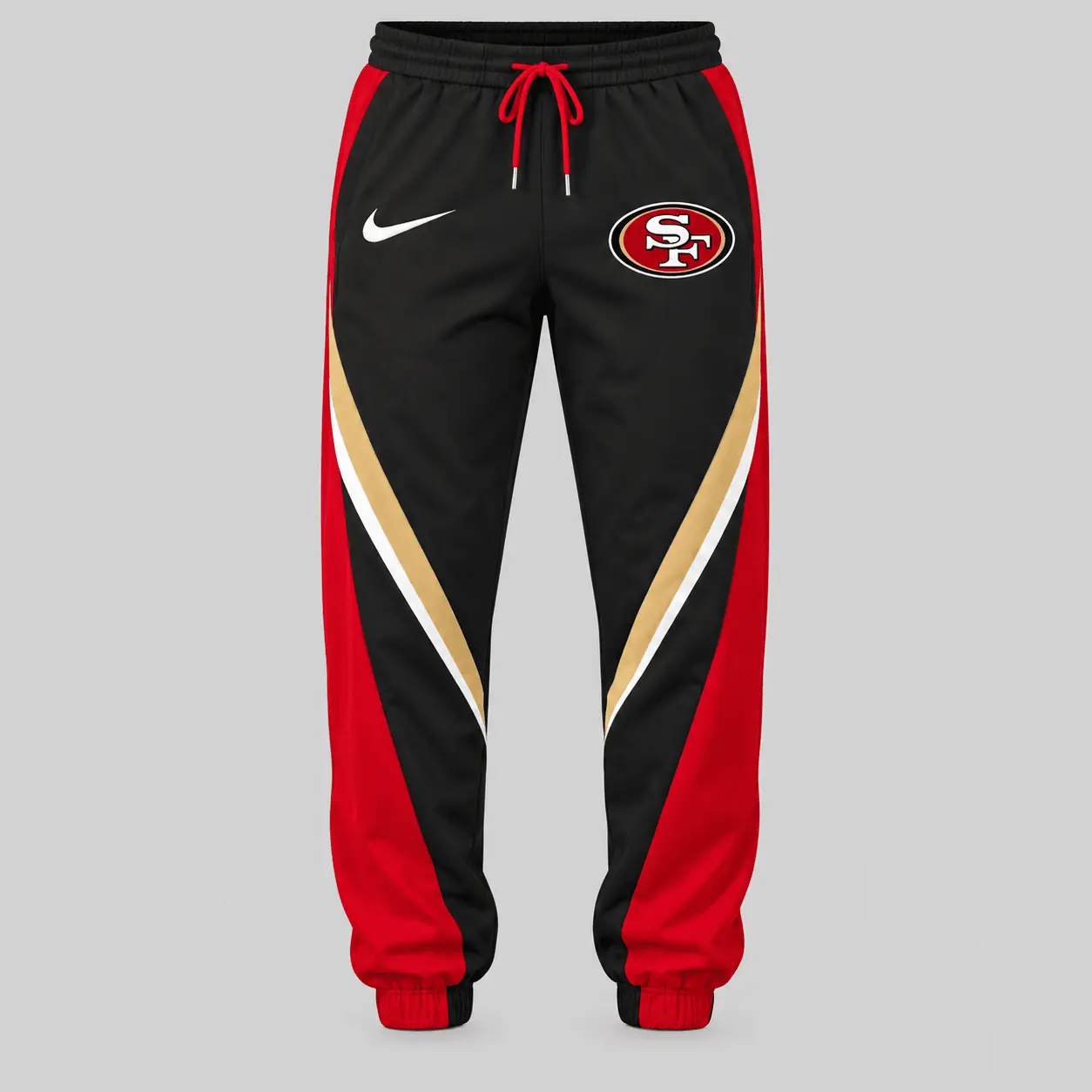 San Francisco 49ers | NFL Contrast Panel Track Jacket Jogger Set - Image 3