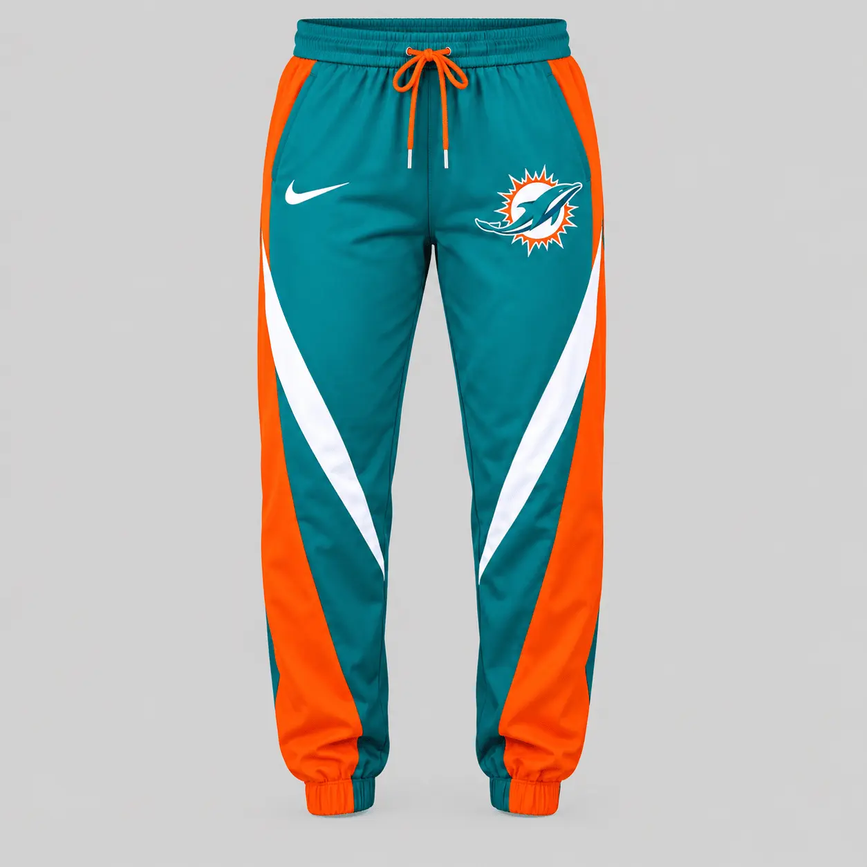 Miami Dolphins | NFL Contrast Panel Track Jacket Jogger Set - Image 3