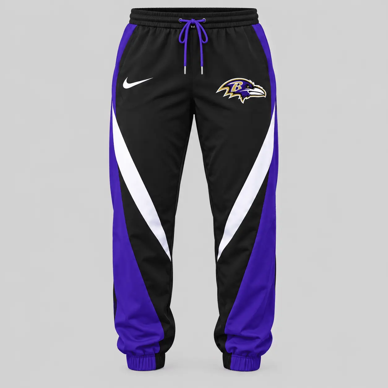 Baltimore Ravens | NFL Contrast Panel Track Jacket Jogger Set - Image 3