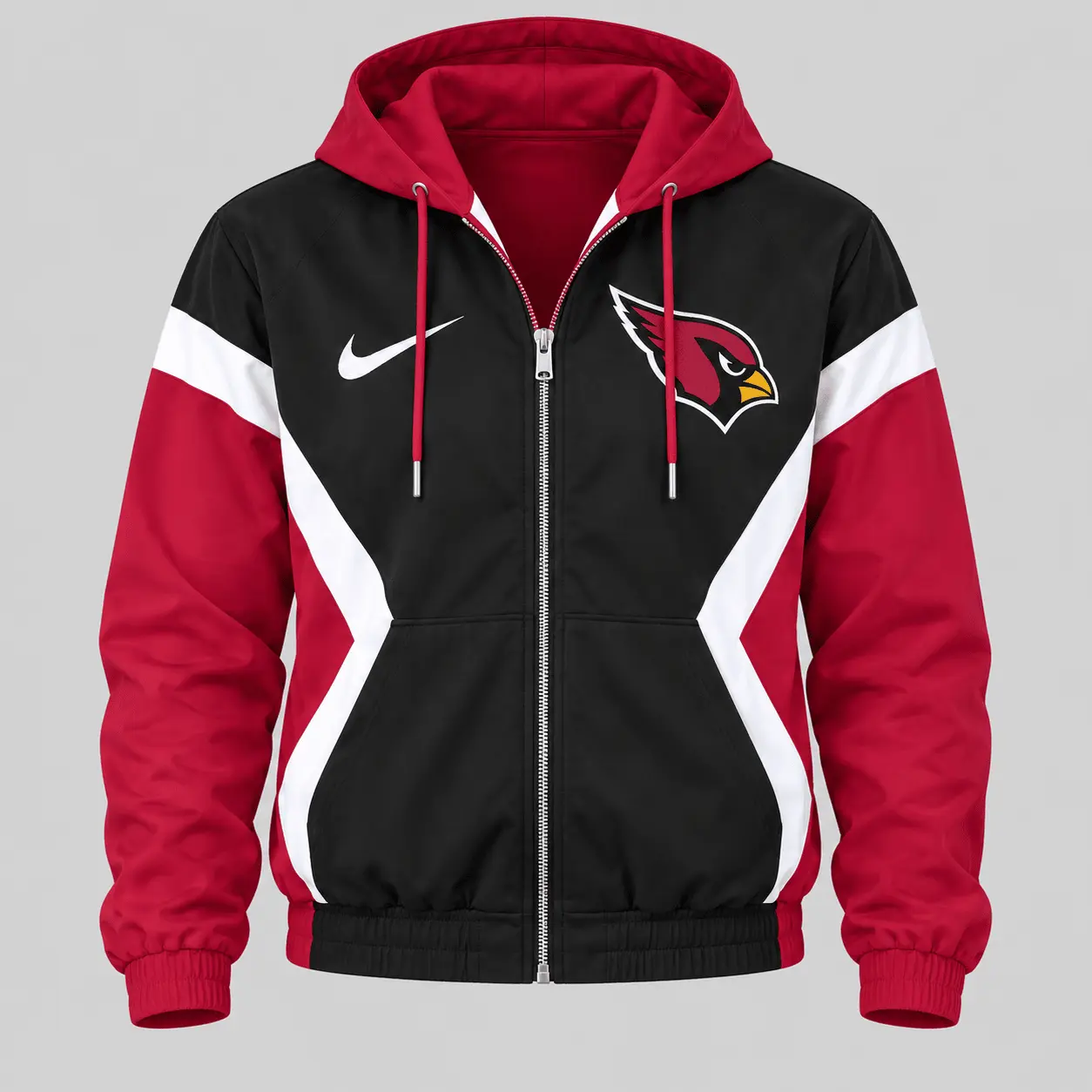 Arizona Cardinals | NFL Contrast Panel Track Jacket Jogger Set - Image 2