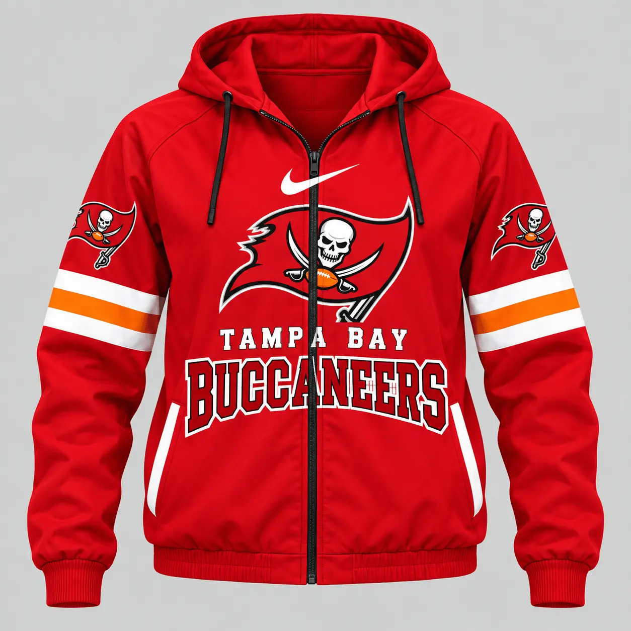 Tampa Bay Buccaneers | NFL Stripe Sleeve Hoodie Jogger Set - Image 2
