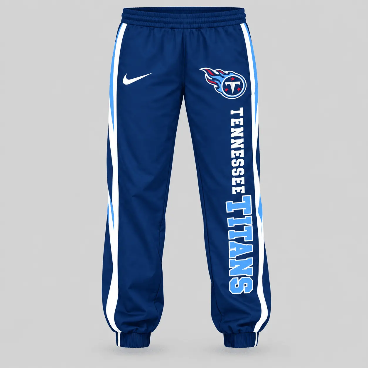 Tennessee Titans | NFL Stripe Sleeve Hoodie Jogger Set - Image 3