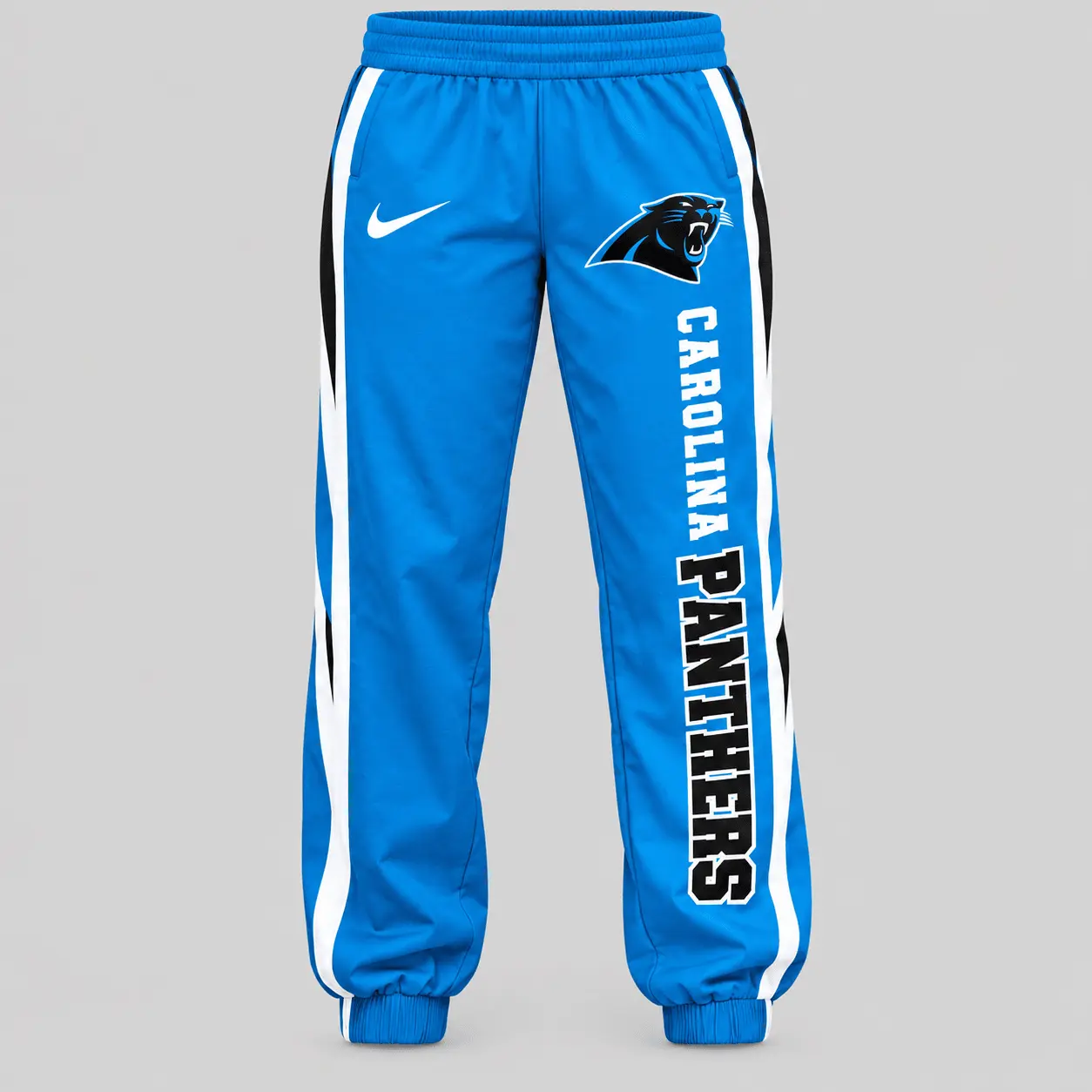 Carolina Panthers | NFL Stripe Sleeve Hoodie Jogger Set - Image 3