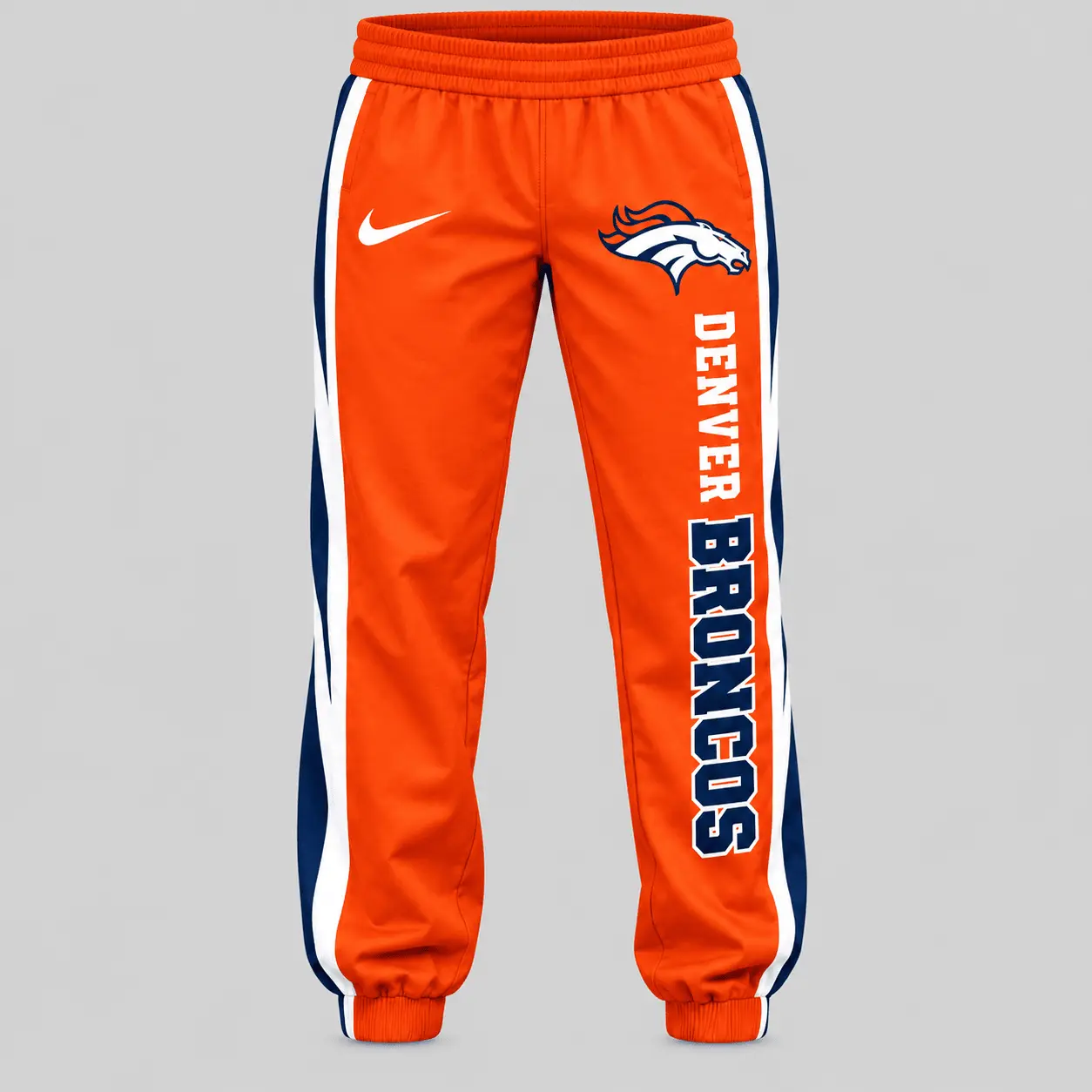 Denver Broncos | NFL Stripe Sleeve Hoodie Jogger Set - Image 3