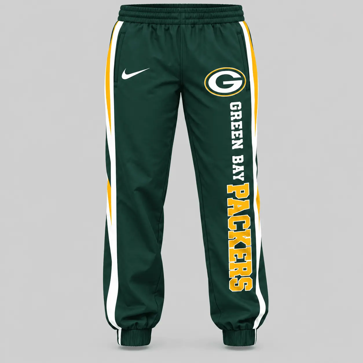 Green Bay Packers | NFL Stripe Sleeve Hoodie Jogger Set - Image 3