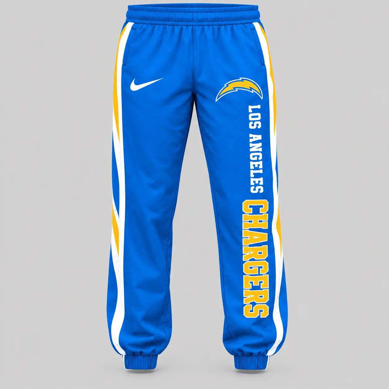 Los Angeles Chargers | NFL Stripe Sleeve Hoodie Jogger Set - Image 3
