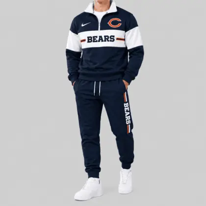 Chicago Bears | NFL Chest Stripe Tracksuit Set