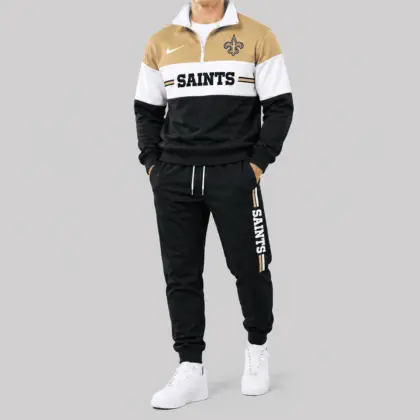 New Orleans Saints | NFL Chest Stripe Tracksuit Set