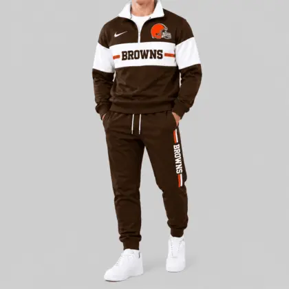 Cleveland Browns | NFL Chest Stripe Tracksuit Set