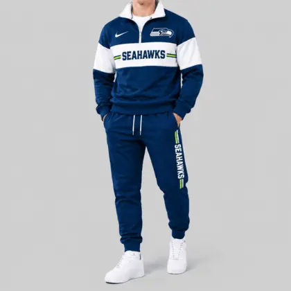 Seattle Seahawks | NFL Chest Stripe Tracksuit Set
