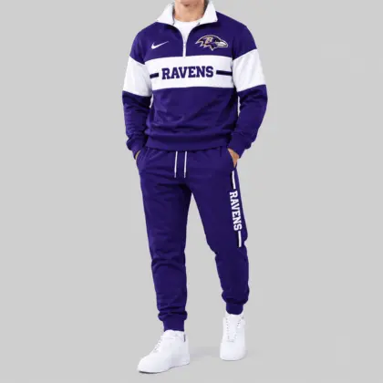 Baltimore Ravens | NFL Chest Stripe Tracksuit Set