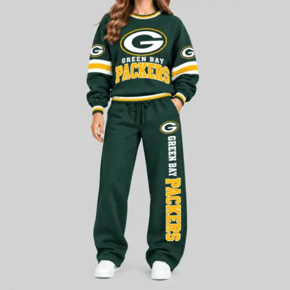 Green Bay Packers | NFL Classic Crewneck Sweatshirt Jogger Set