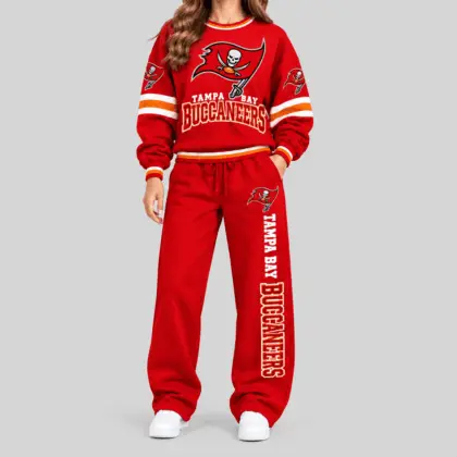 Tampa Bay Buccaneers | NFL Classic Crewneck Sweatshirt Jogger Set