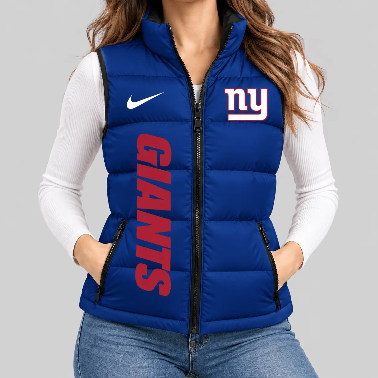 New York Giants | NFL Bold Wordmark Puffer Vest