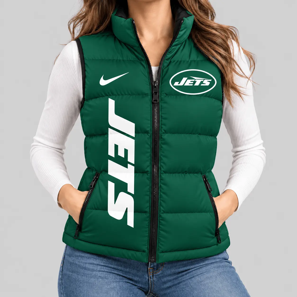 New York Jets | NFL Bold Wordmark Puffer Vest