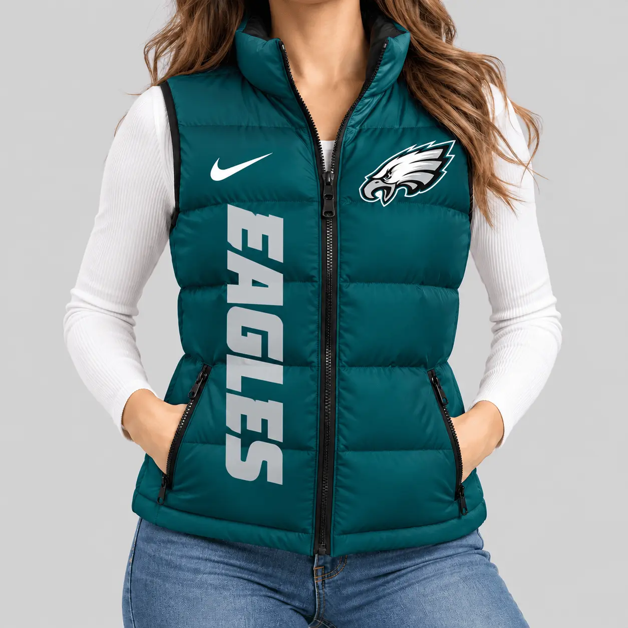 Philadelphia Eagles | NFL Bold Wordmark Puffer Vest