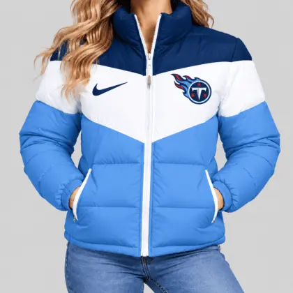Tennessee Titans | NFL Chevron Puffer Jacket