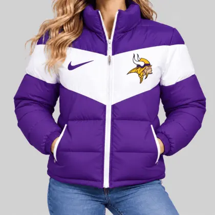 Minnesota Vikings | NFL Chevron Puffer Jacket