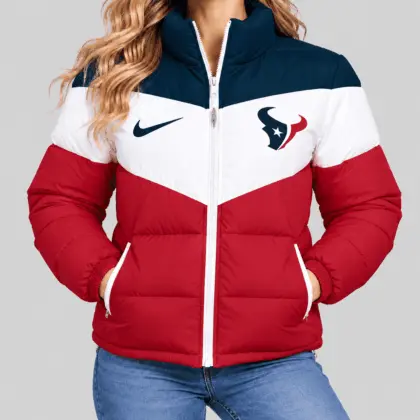 Houston Texans | NFL Chevron Puffer Jacket