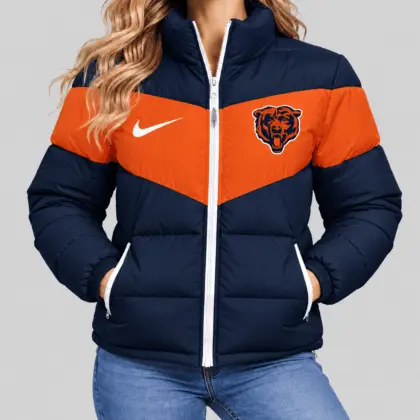 Chicago Bears | NFL Chevron Puffer Jacket