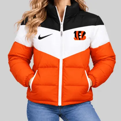 Cincinnati Bengals | NFL Chevron Puffer Jacket