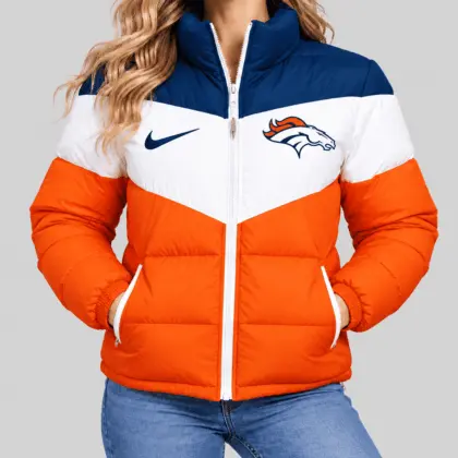 Denver Broncos | NFL Chevron Puffer Jacket
