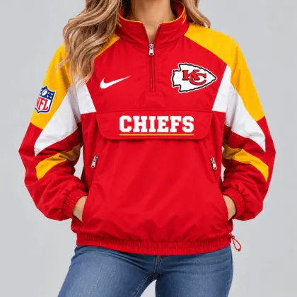 Kansas City Chiefs | NFL Half Zip Pullover Anorak Jacket