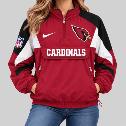 Arizona Cardinals | NFL Half Zip Pullover Anorak Jacket