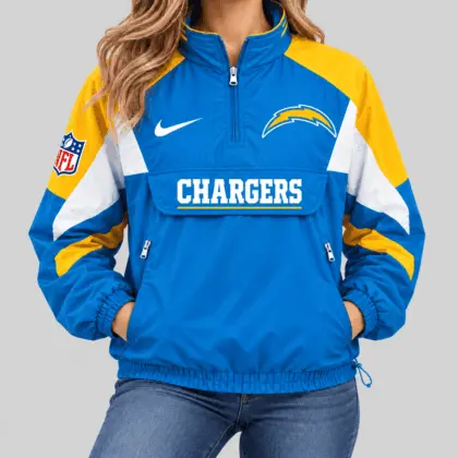 Los Angeles Chargers | NFL Half Zip Pullover Anorak Jacket