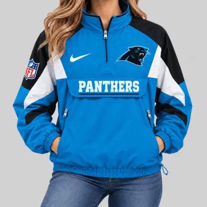 Carolina Panthers | NFL Half Zip Pullover Anorak Jacket