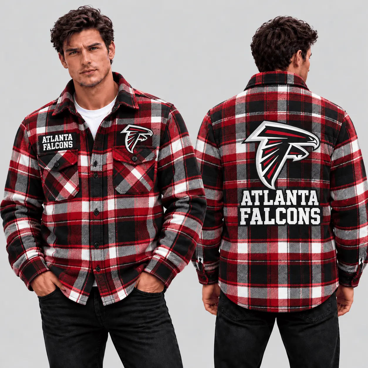 Atlanta Falcons | Premium NFL Classic Game Day Flannel Shirt TD
