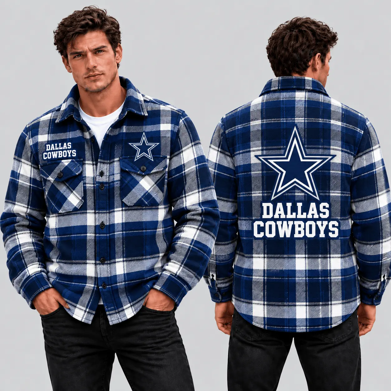 Dallas Cowboys | Premium NFL Classic Game Day Flannel Shirt TD
