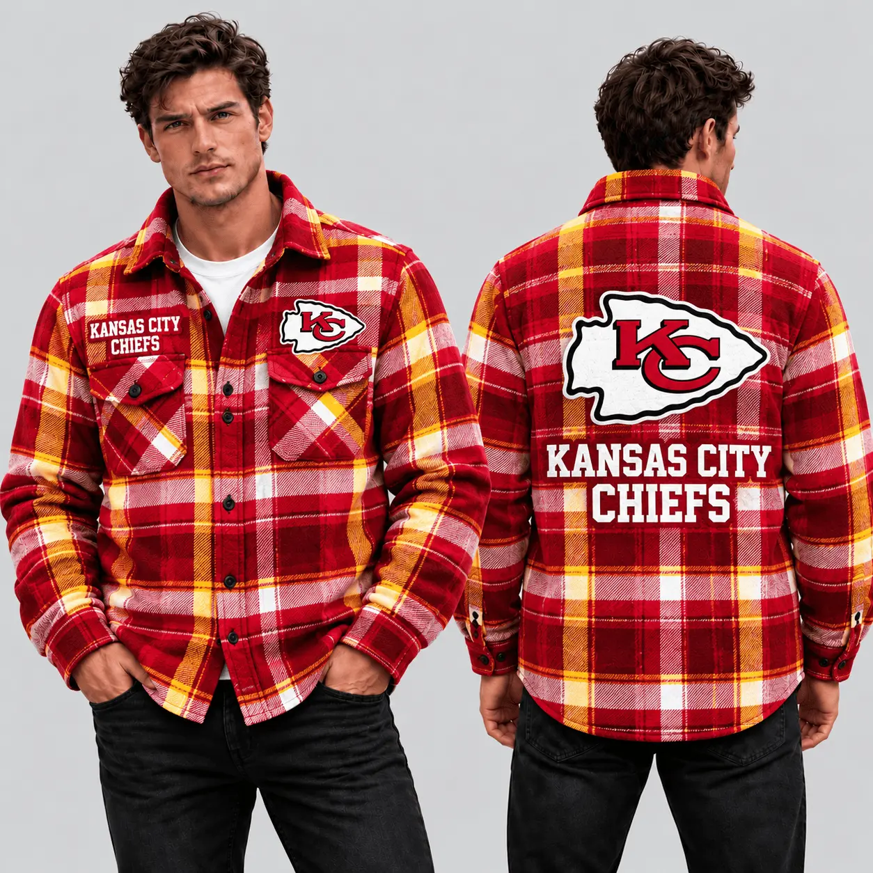Kansas City Chiefs | Premium NFL Classic Game Day Flannel Shirt TD