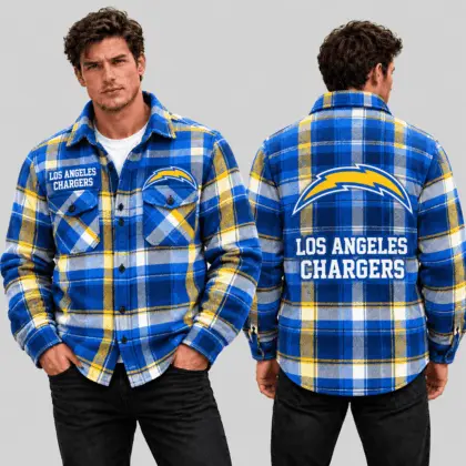 Los Angeles Chargers | Premium NFL Classic Game Day Flannel Shirt TD