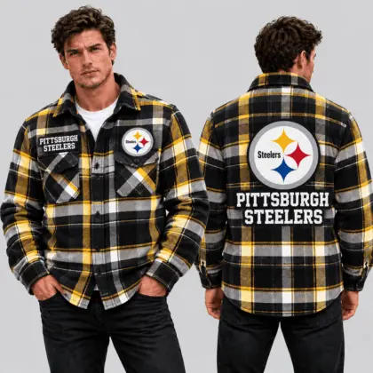 Pittsburgh Steelers | Premium NFL Classic Game Day Flannel Shirt TD