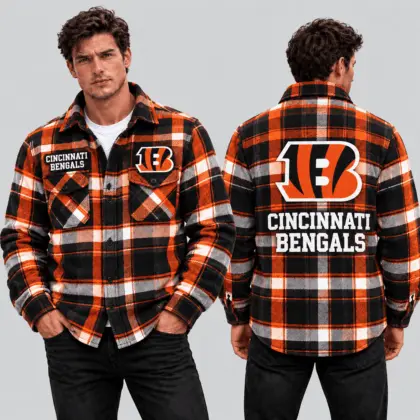 Cincinnati Bengals | Premium NFL Classic Game Day Flannel Shirt TD