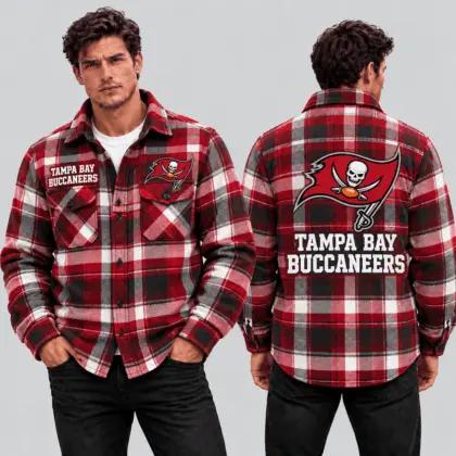Tampa Bay Buccaneers | Premium NFL Classic Game Day Flannel Shirt TD