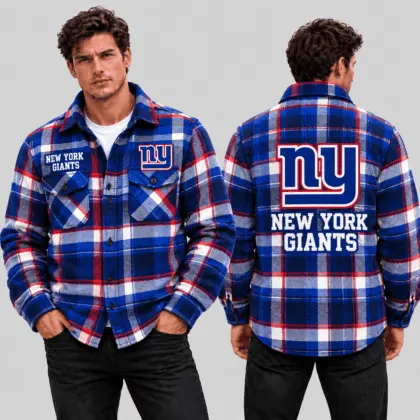 New York Giants | Premium NFL Classic Game Day Flannel Shirt TD