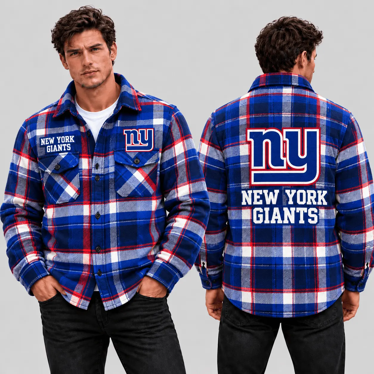 New York Giants | Premium NFL Classic Game Day Flannel Shirt TD