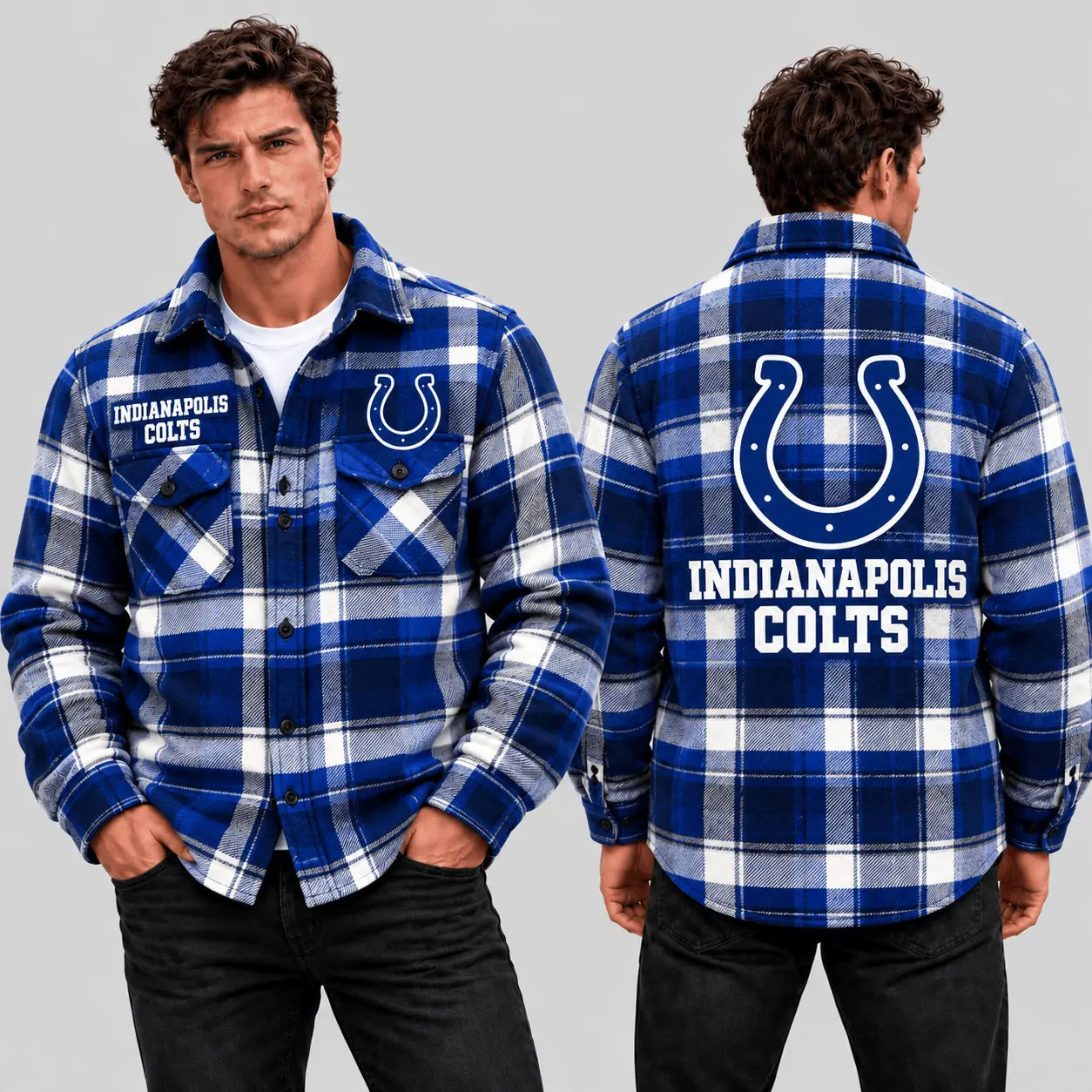 Indianapolis Colts | Premium NFL Classic Game Day Flannel Shirt TD