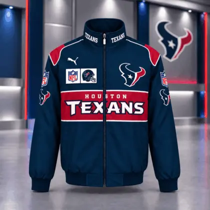 Houston Texans | Premium NFL Game Day Team Spirit Full-Zip Casual Jacket TD