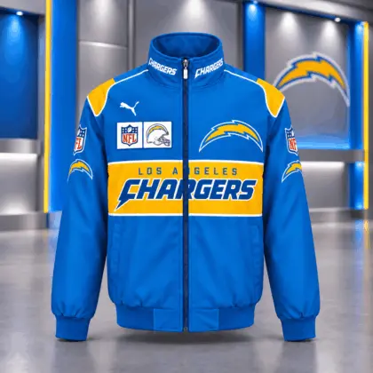 Los Angeles Chargers | Premium NFL Game Day Team Spirit Full-Zip Casual Jacket TD