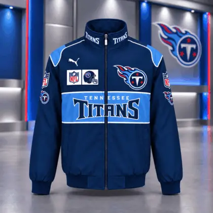 Tennessee Titans | Premium NFL Game Day Team Spirit Full-Zip Casual Jacket TD