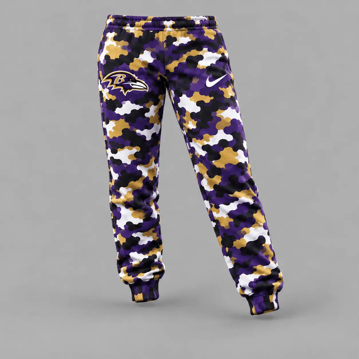 Baltimore Ravens | Premium NFL Game Day Team Spirit Camo Tracksuit Set TD - Image 3