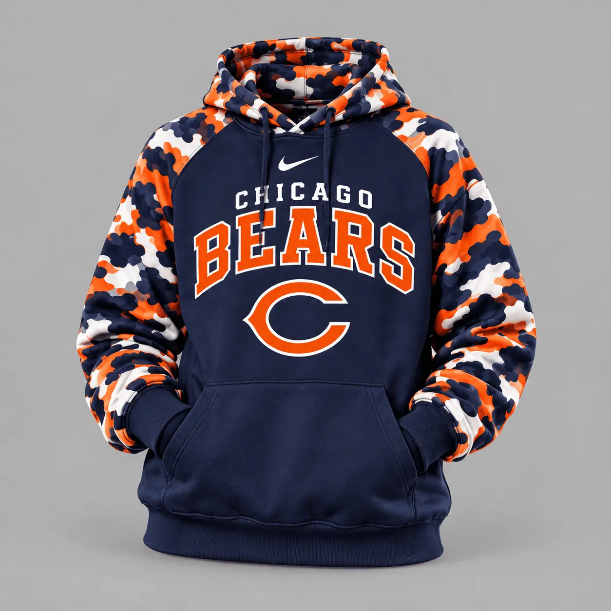 Chicago Bears | Premium NFL Game Day Team Spirit Camo Tracksuit Set TD - Image 2