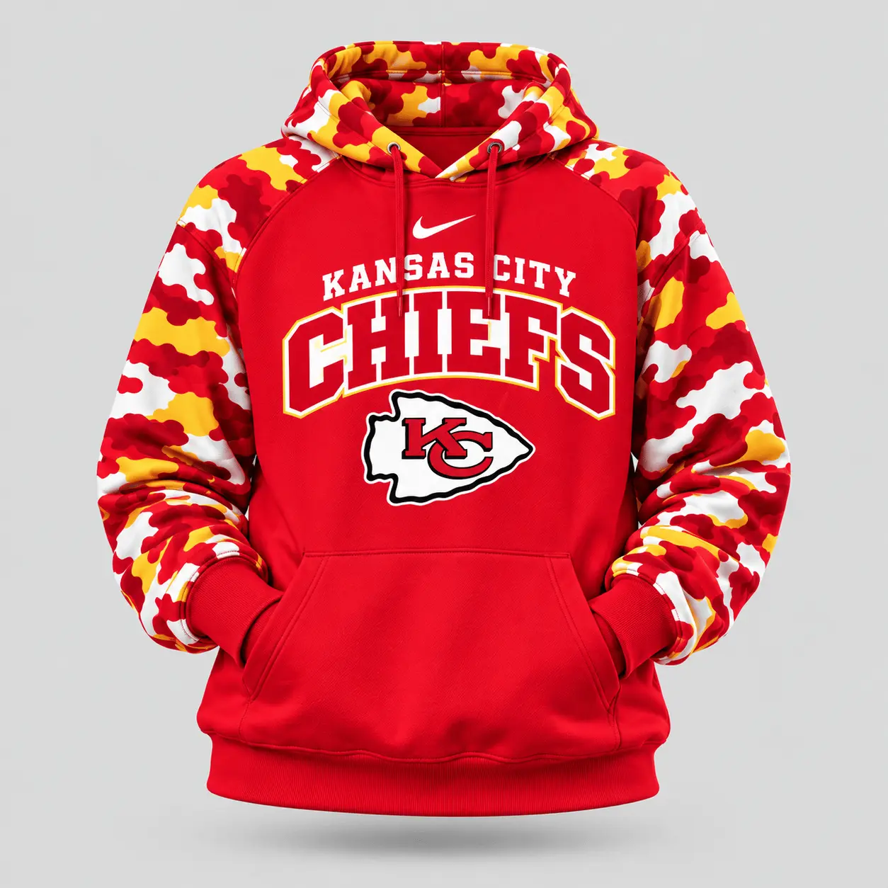 Kansas City Chiefs | Premium NFL Game Day Team Spirit Camo Tracksuit Set TD - Image 2